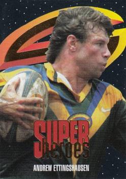 1997 Intrepid Super League Super Heroes #SH4 Andrew Ettingshausen Front